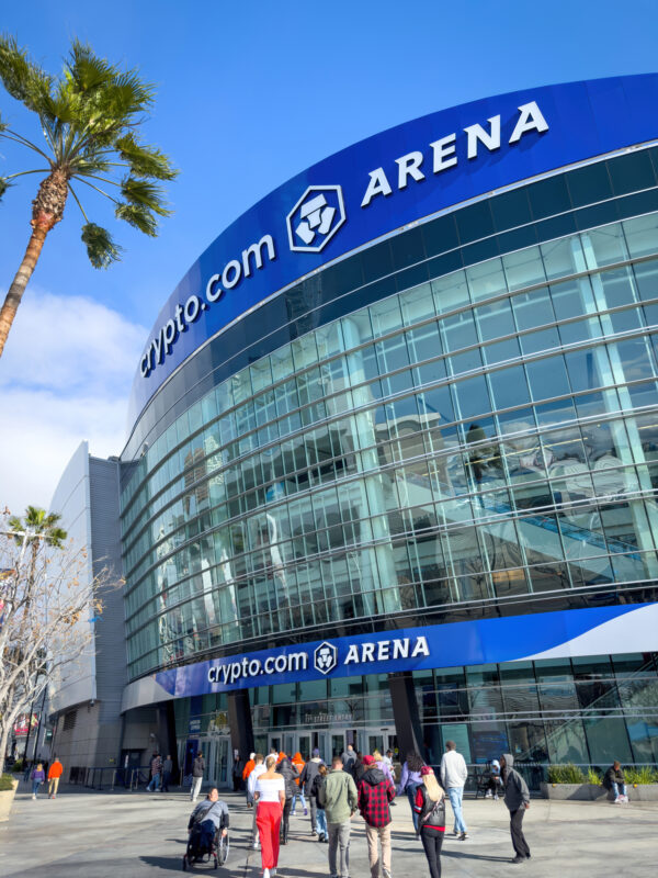 Exterior of crypto.com arena