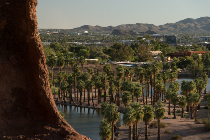 View from Papago Park's Hole-in-the-Rock