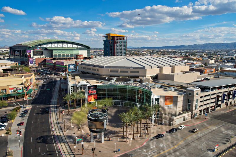 Chase Field in Downtown Phoenix, Az